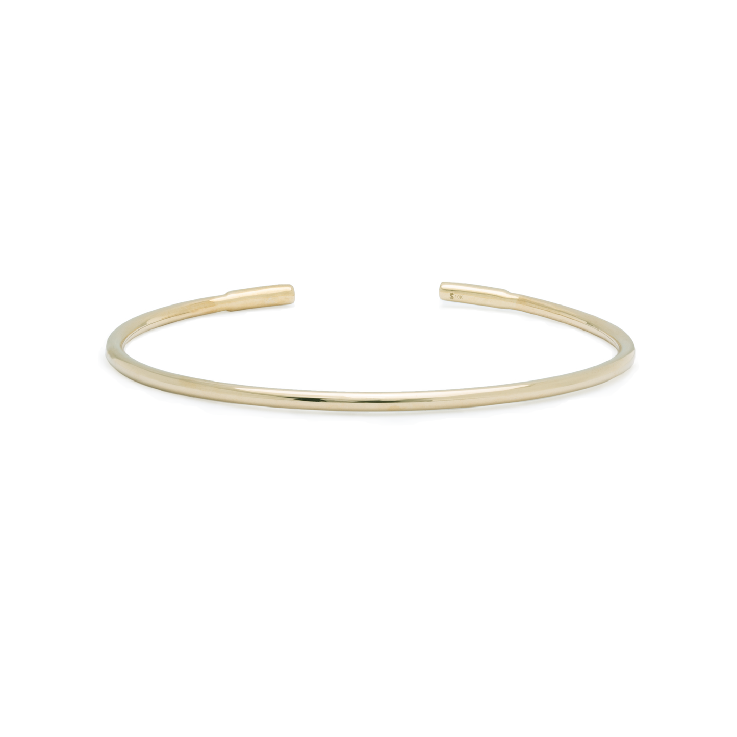 Diamond Baguette Line Cuff Bracelet