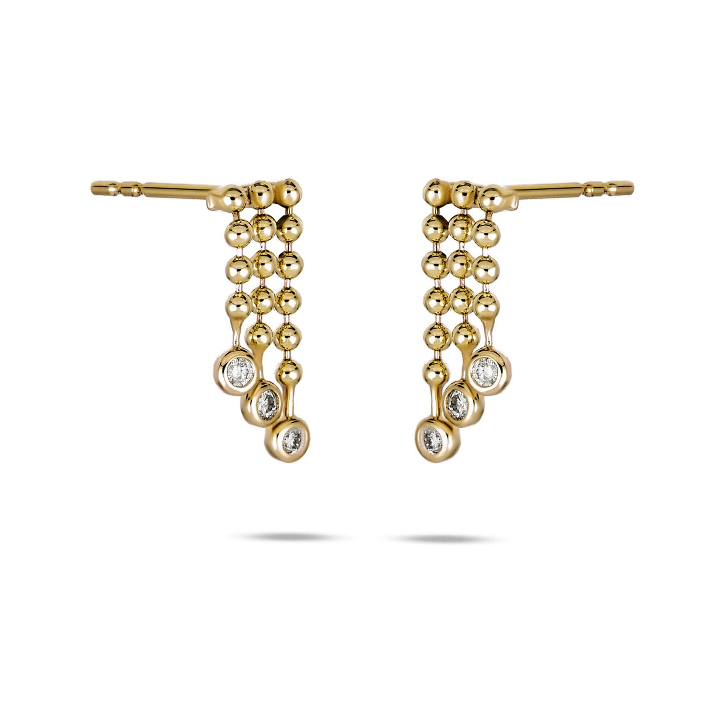 Diamond Stud Earrings in Elegant Design