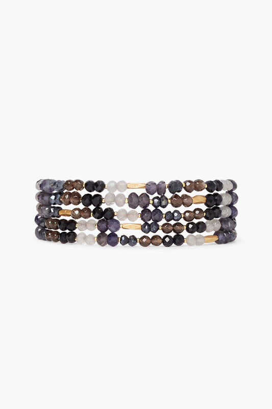 Black Mix Naked Wrap Bracelet