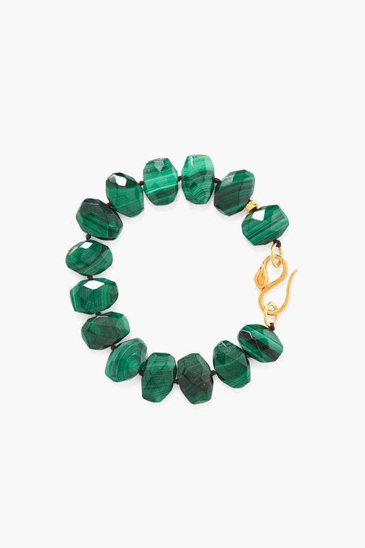 Malachite Cobra Design Bracelet