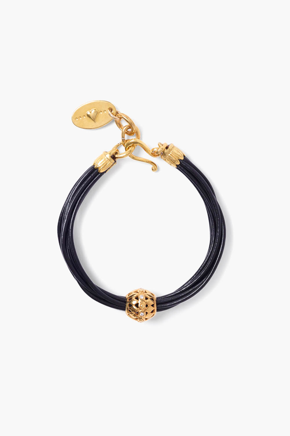 Black Leather Bracelet