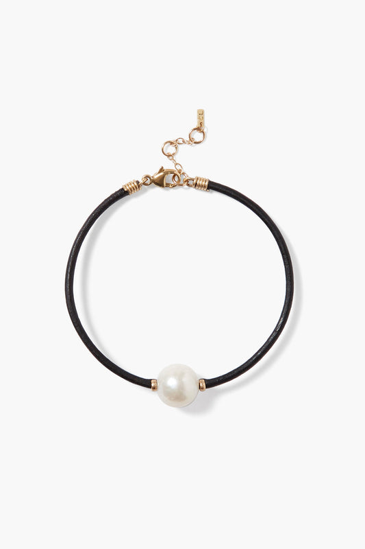 14k White Pearl Bracelet