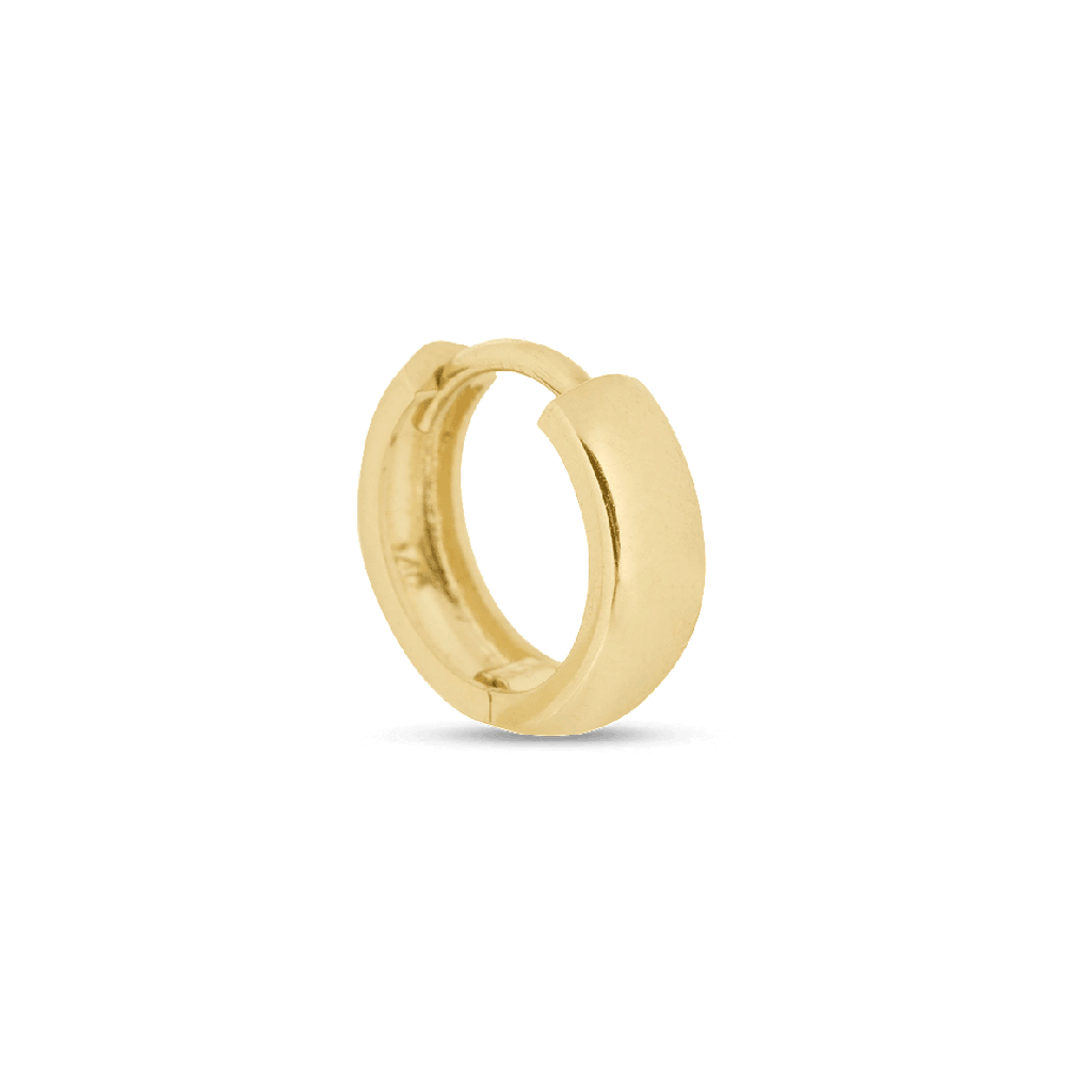 Bold Gold Huggie Hoop Earrings