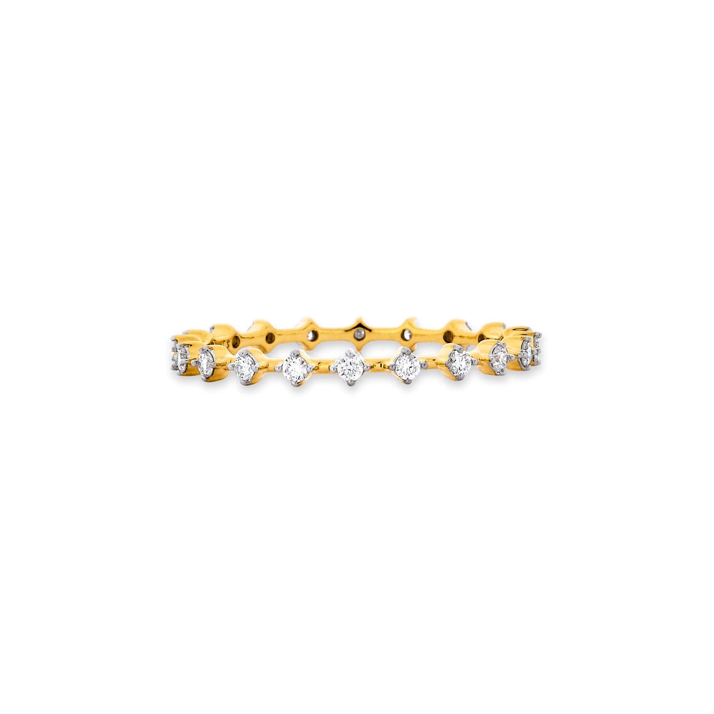 Eternity Band with Bright Lights Design