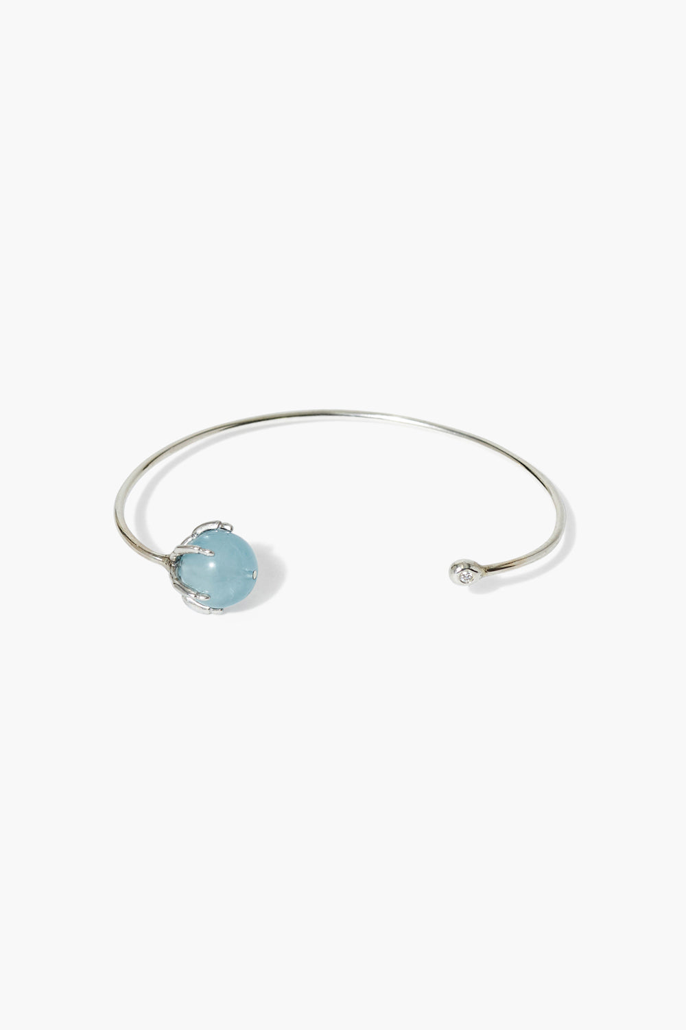 Aquamarine Cuff Bracelet in Stylish Design