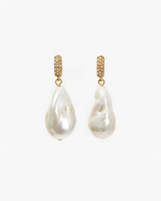 Baroque Pearl Drop Earrings 1