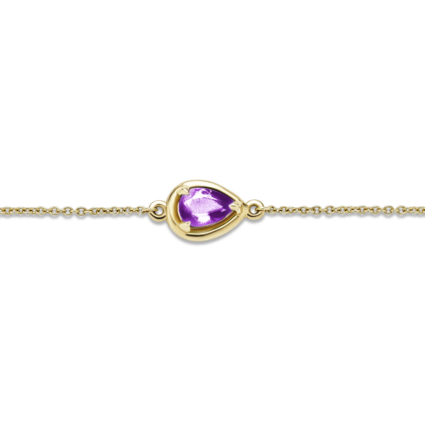 Pear Cut Birthstone Bonbon Bracelet