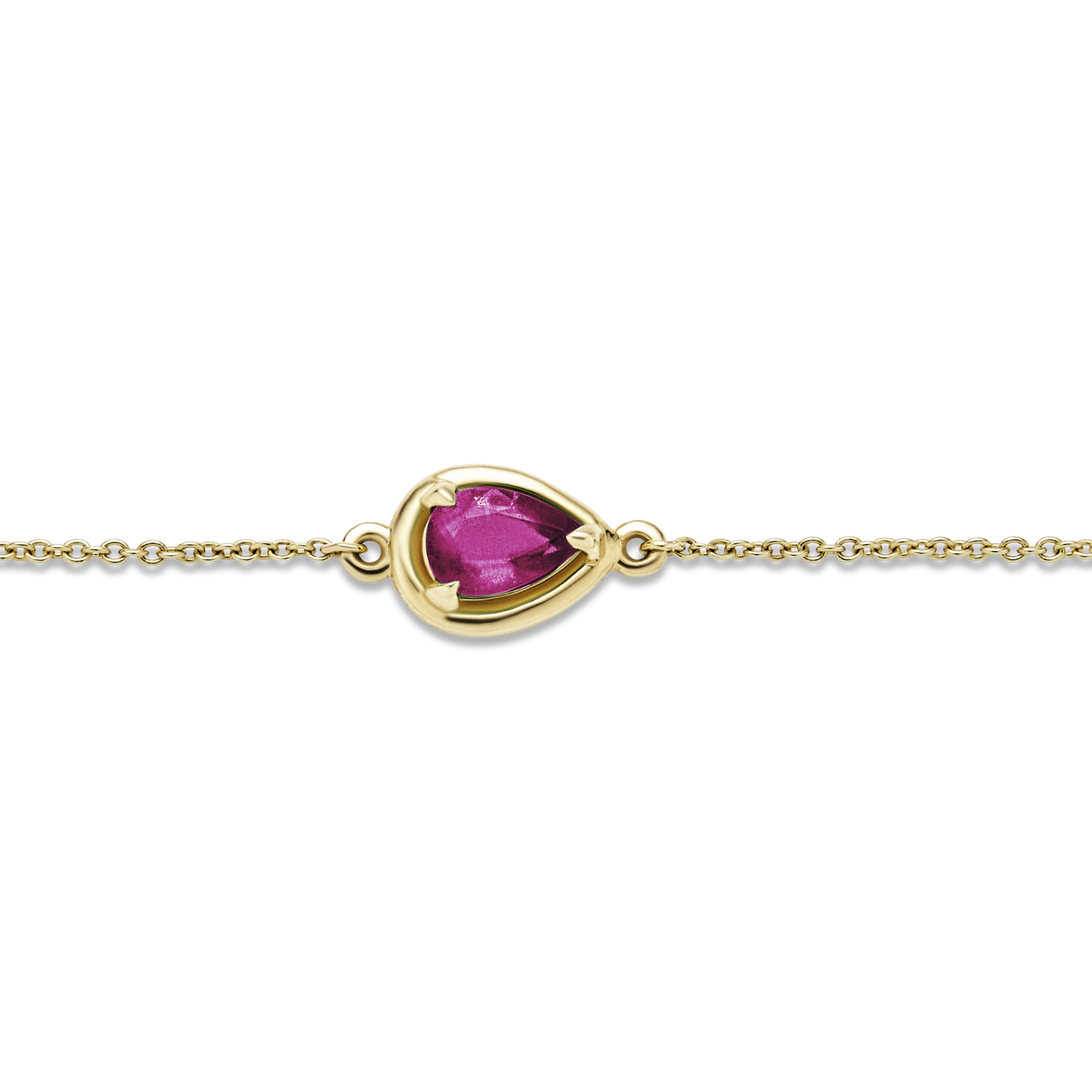 Pear Cut Birthstone Bonbon Bracelet