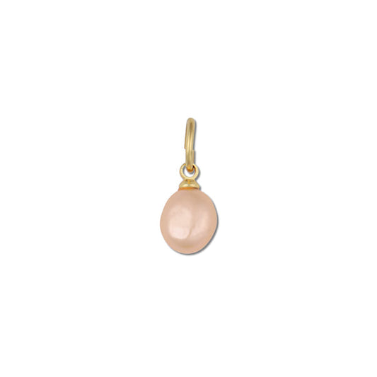 Blush Cloud Pearl Charm Pendant Charm