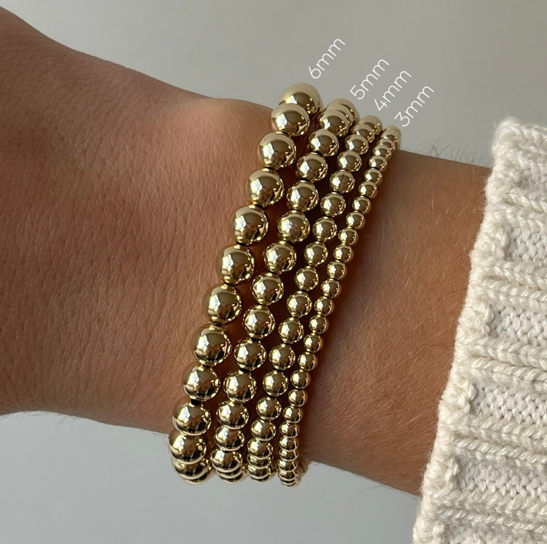 6mm Stylish Bracelet in Silver Material