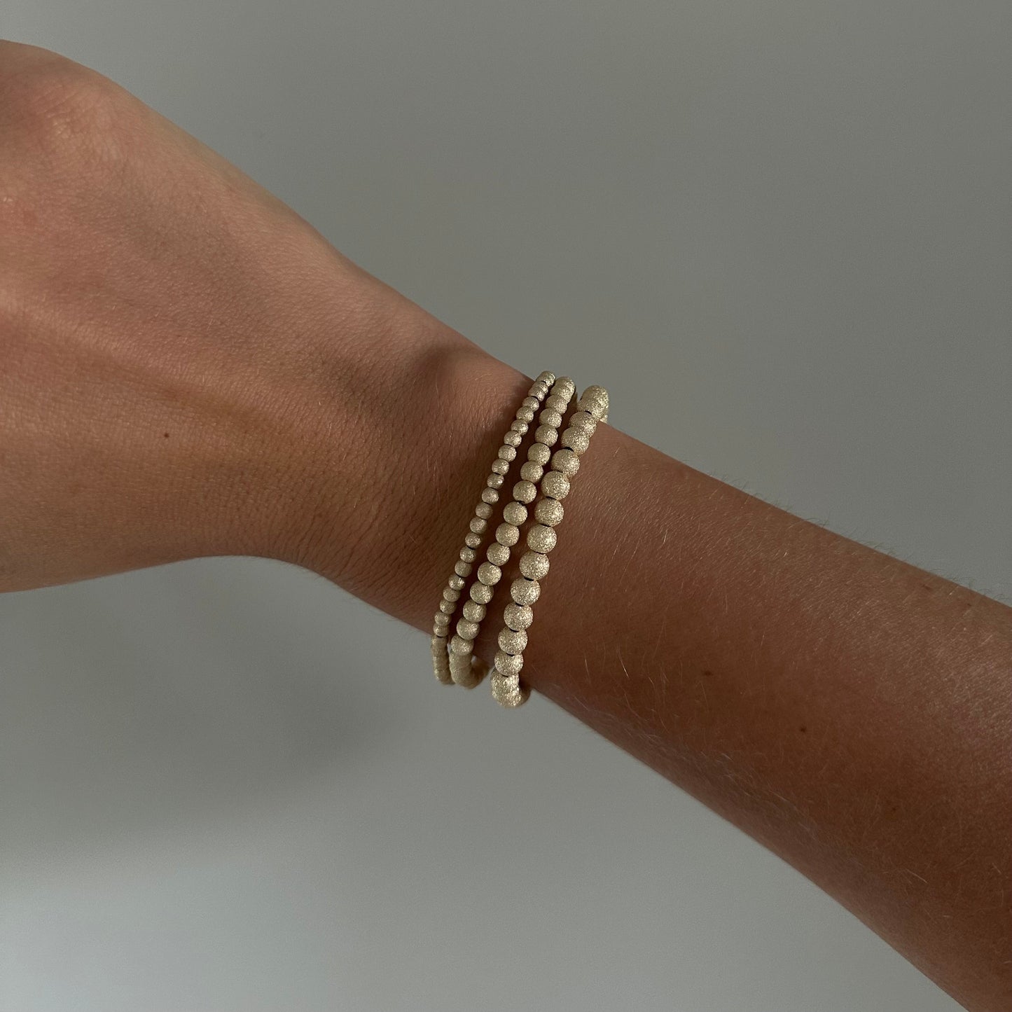 Triple Stack Stardust Bracelet in Multiple Sizes