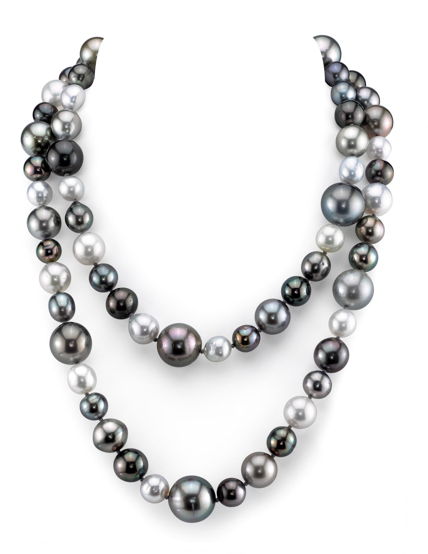 Colorful Tahitian Pearl Opera Length Necklace