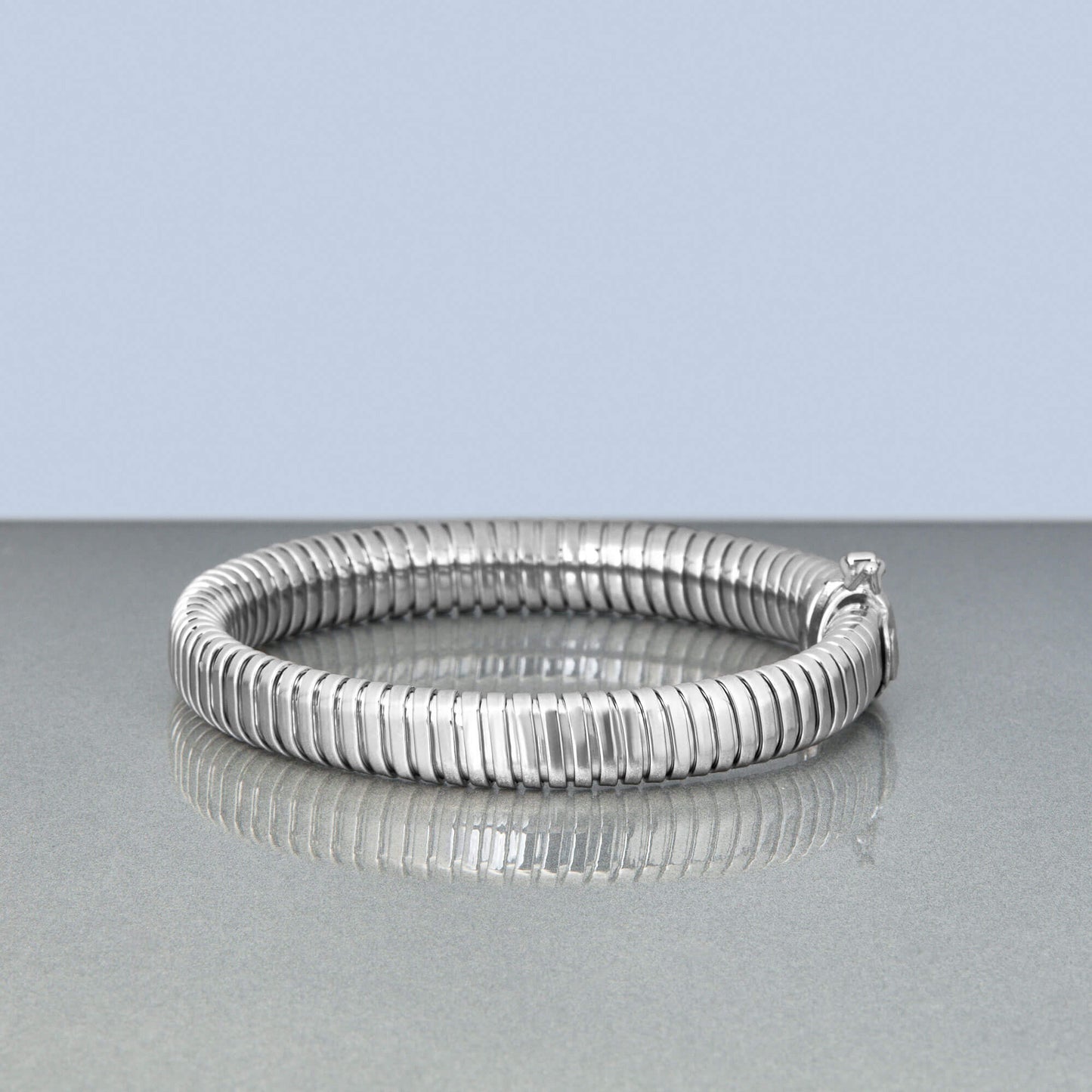 Elegant Silver Coil Bracelet for All Occasions