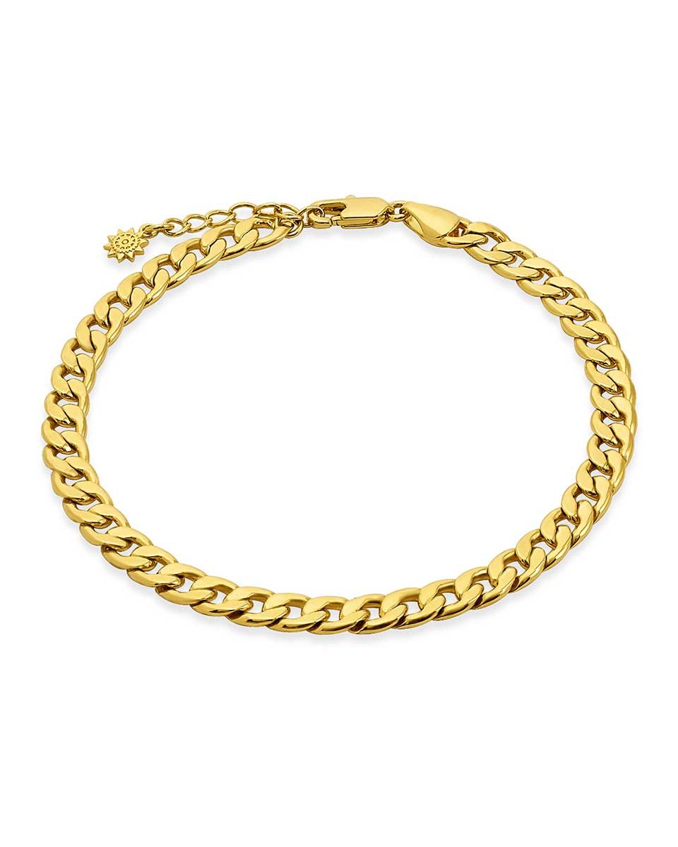 Cuban Chain Anklet in Stylish Design