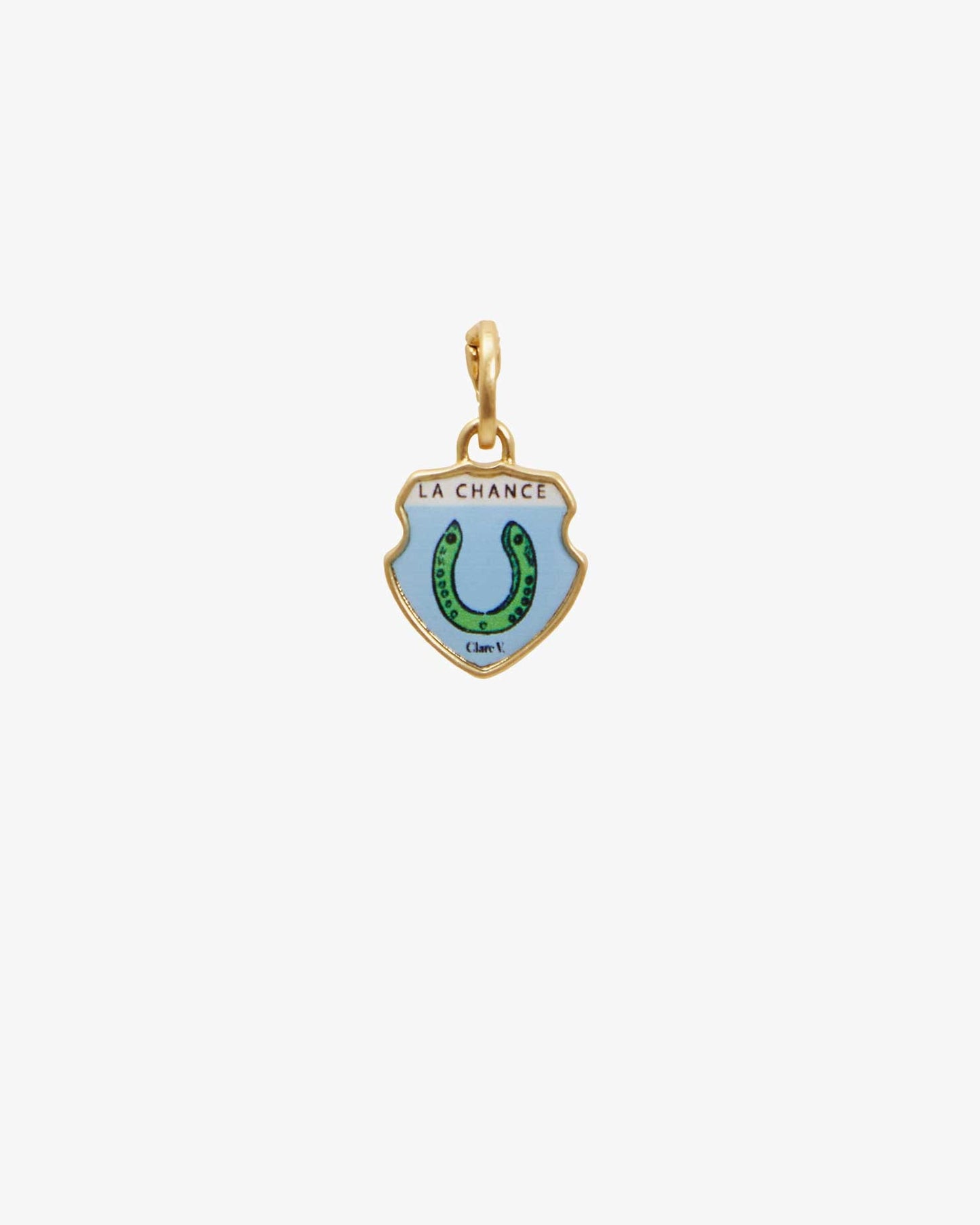 Crest Charm Pendant in Elegant Design