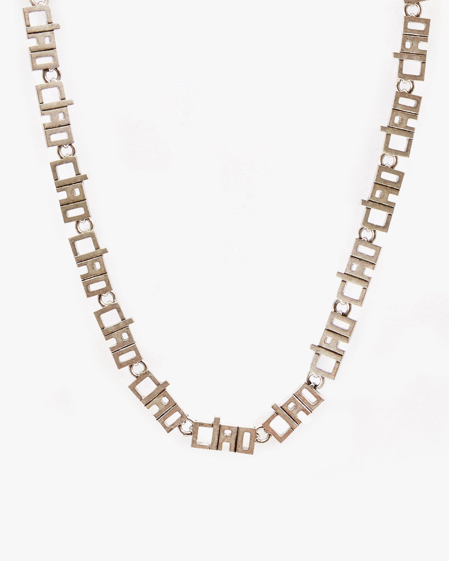 Chain Necklace in Silver Material Design