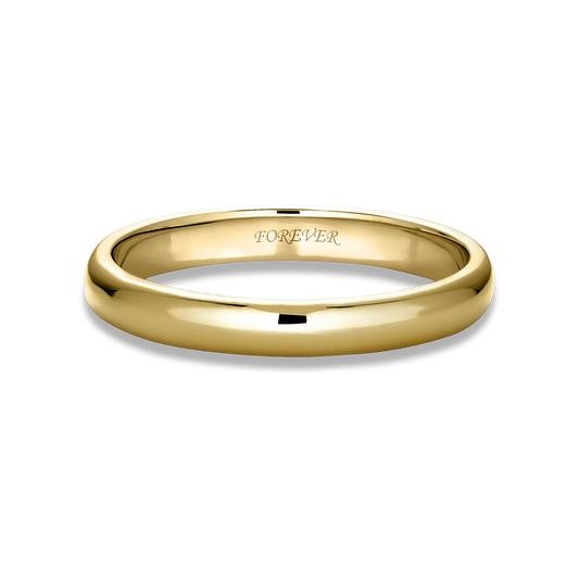 Simple 3mm Classic Band Ring