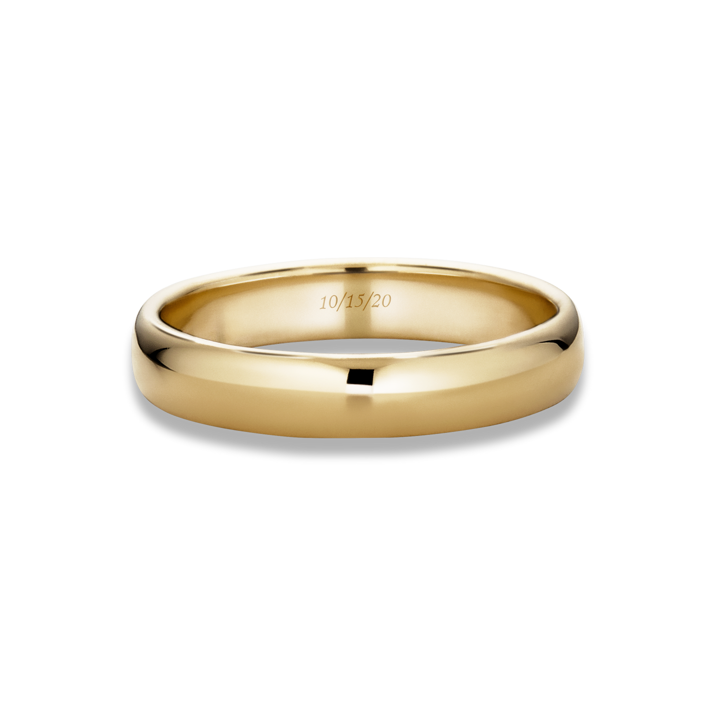 Simple 4mm Classic Band Ring