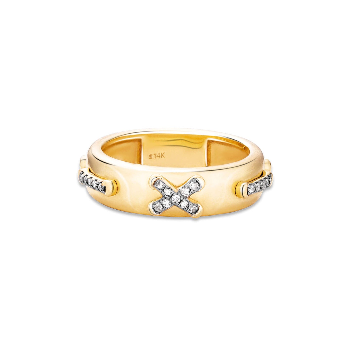 Diamond Cross Stitch Ring Band