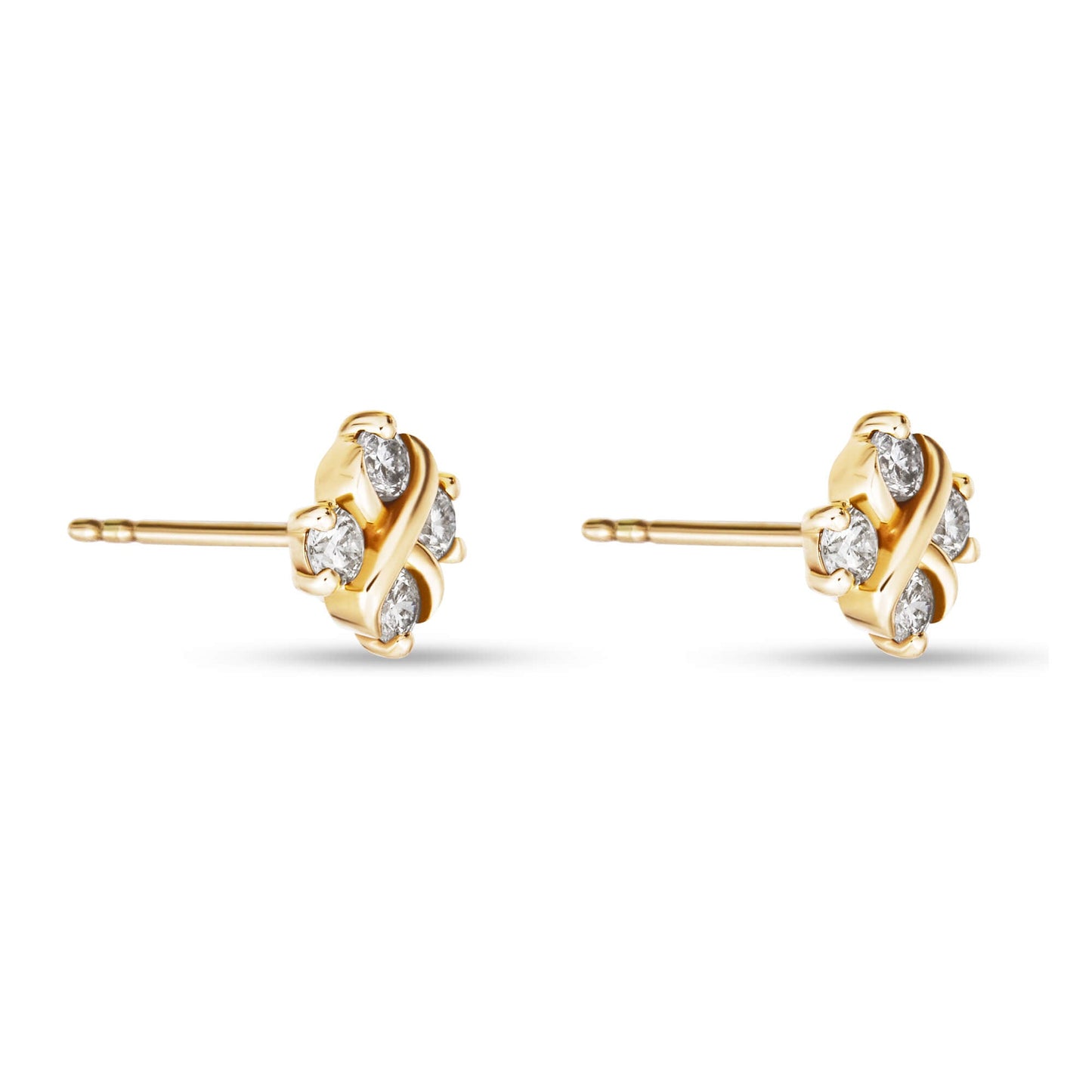 Everlasting Diamond Stud Earrings in Classic Design