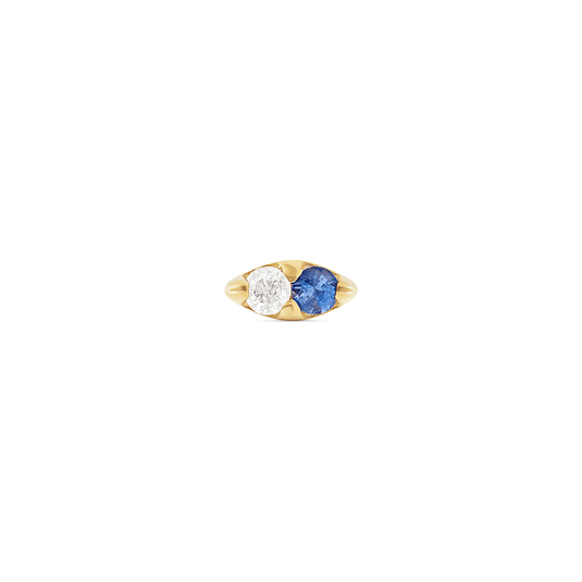 Double Sapphire Stud Earrings for Any Occasion