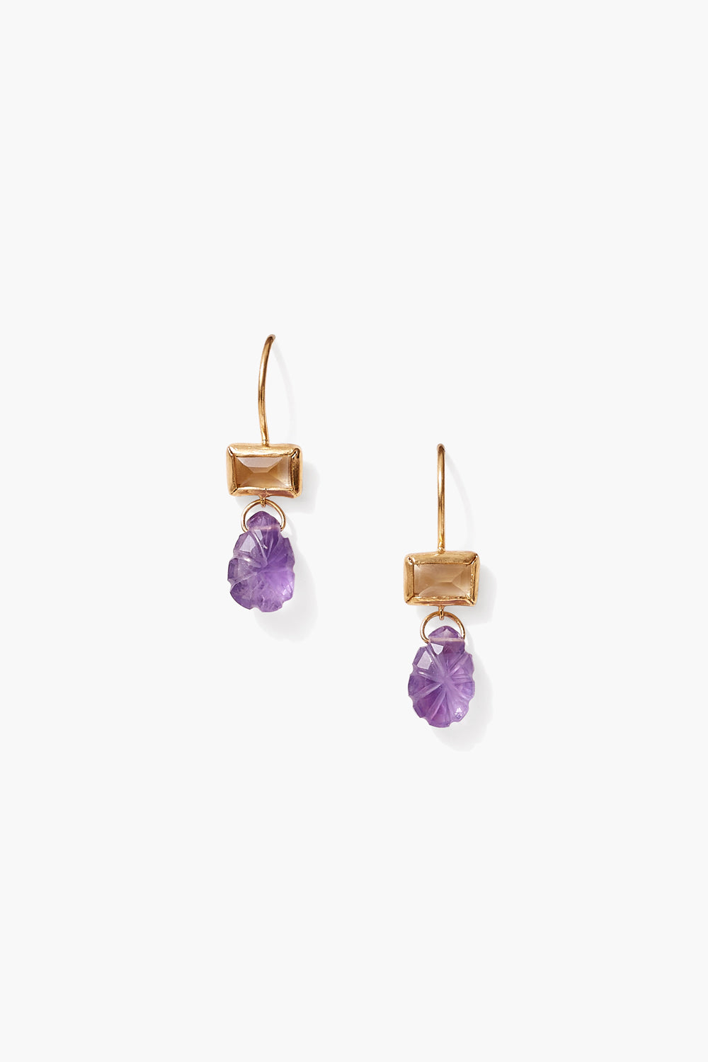 Amethyst Drop Earrings