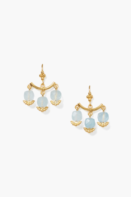 Aquamarine Chandelier Earrings