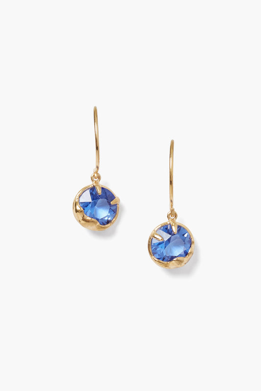 Sapphire Crystal Earrings for September Birthstone