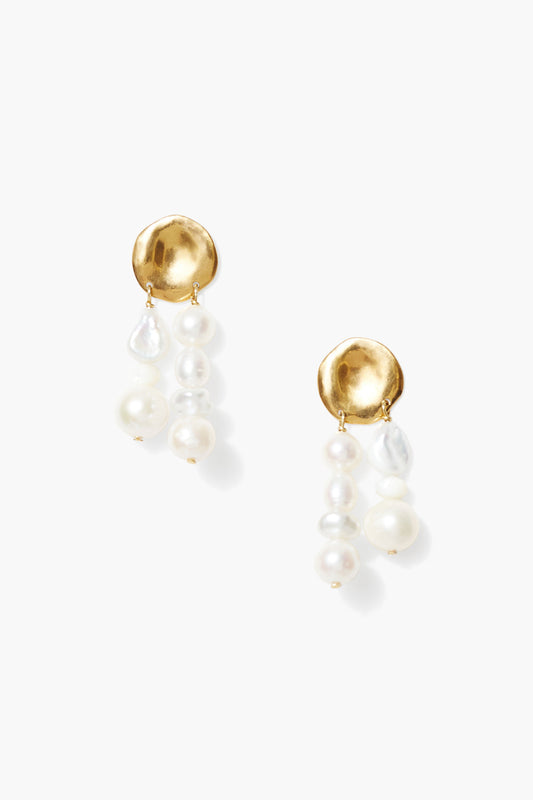 White Pearl Mixed Harmony Earrings