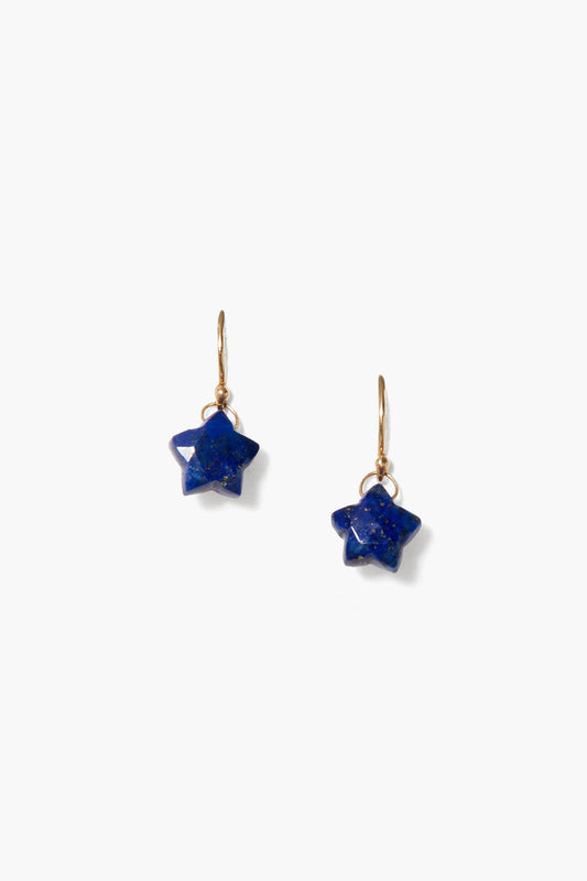 Lapis 14k Gold Stella Earrings