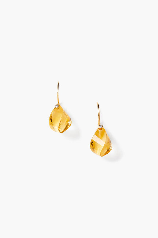 Citrine 14k Coronet Earrings