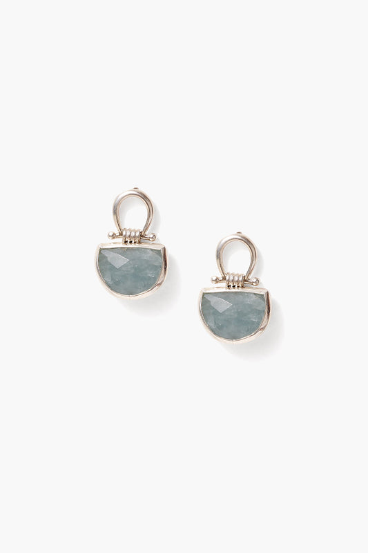 Aquamarine Stud Earrings