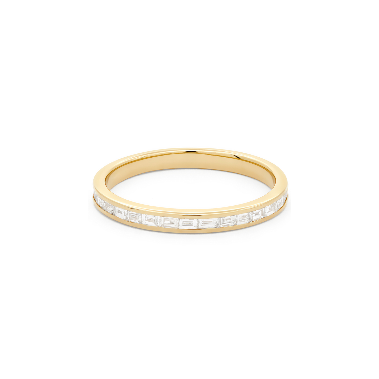 Eternal Baguette Diamond Wedding Band