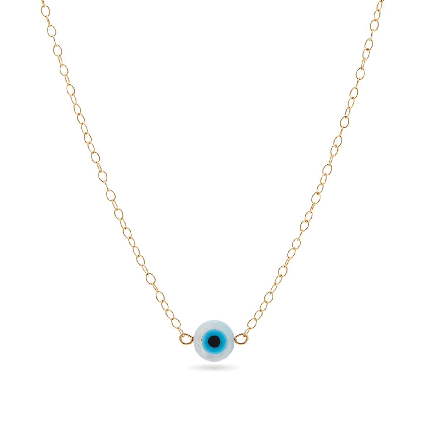 Evil Eye Pendant Necklace in Silver 2