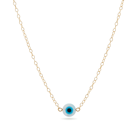 Evil Eye Pendant Necklace in Silver 2