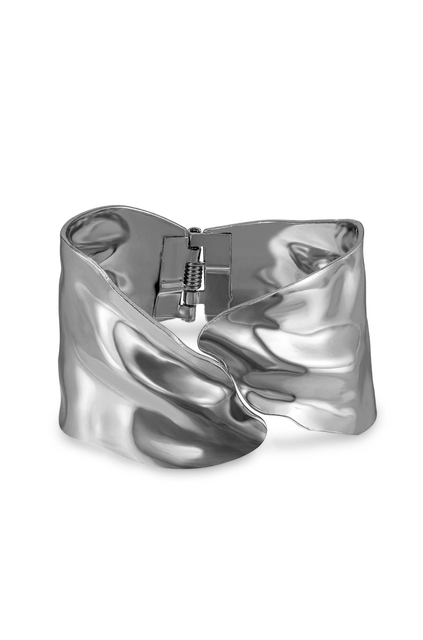 Abstract Melted Design Cuff Bracelet