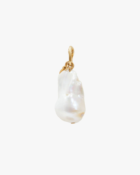 Elegant Baroque Pearl Charm Pendant