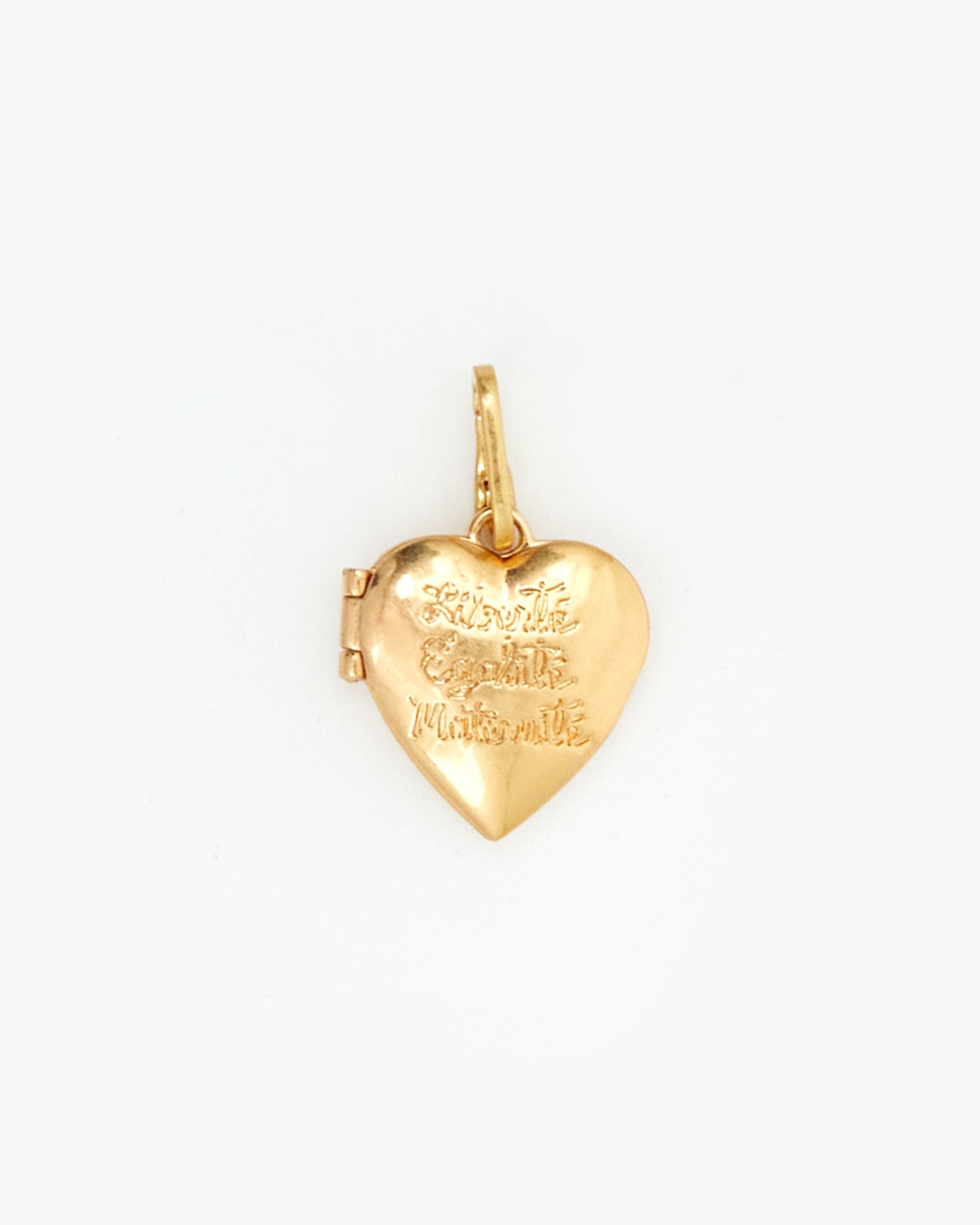 Heart Shaped Locket Charm Design