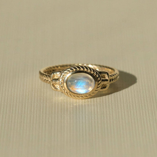 Moonstone Ancient Heirloom Style Ring