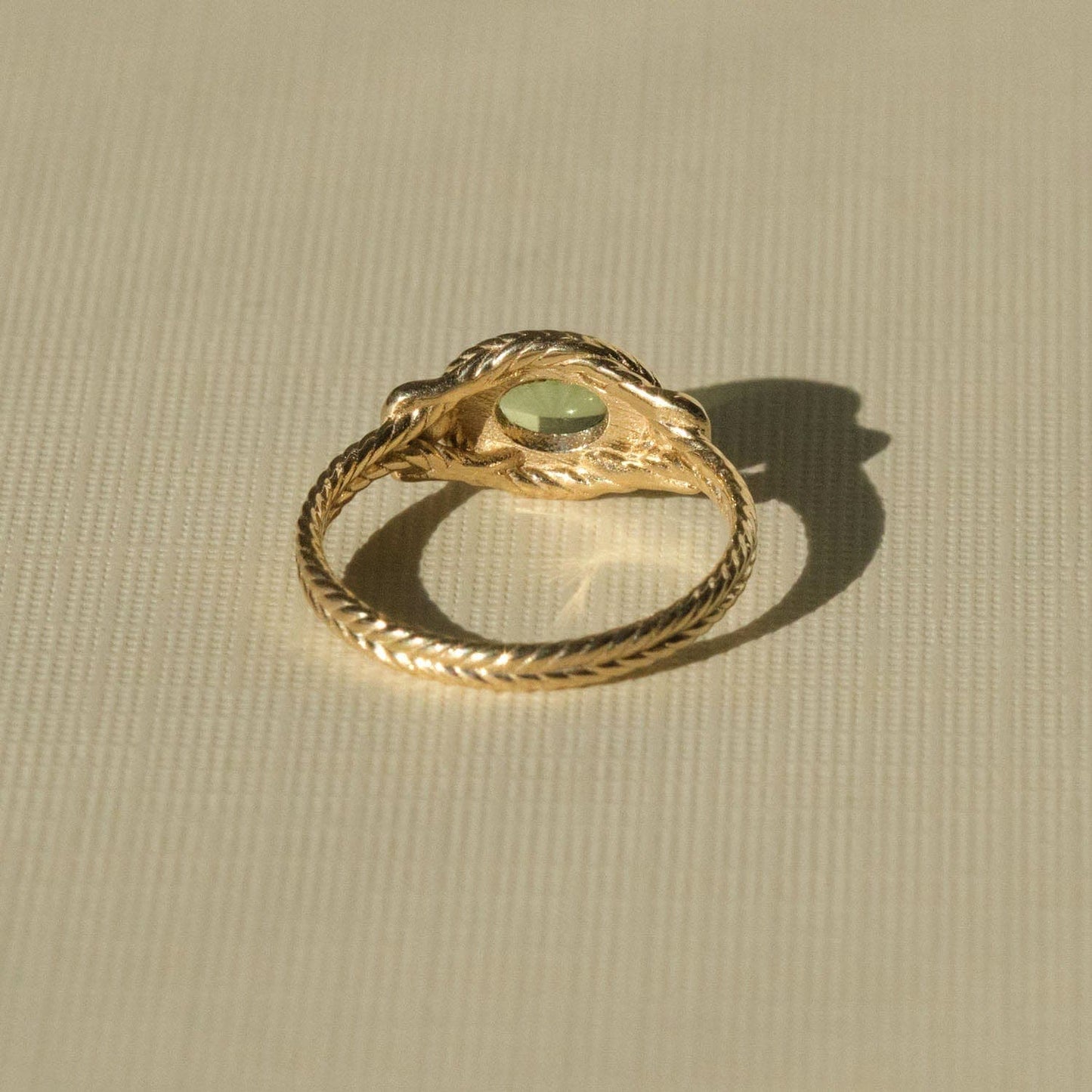 Peridot Ancient Heirloom Style Ring