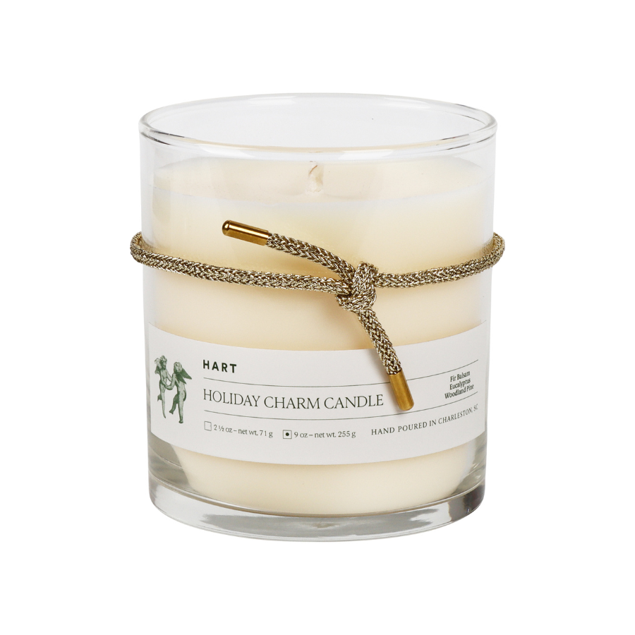 Aromatic Candle with Festive Holiday Charm