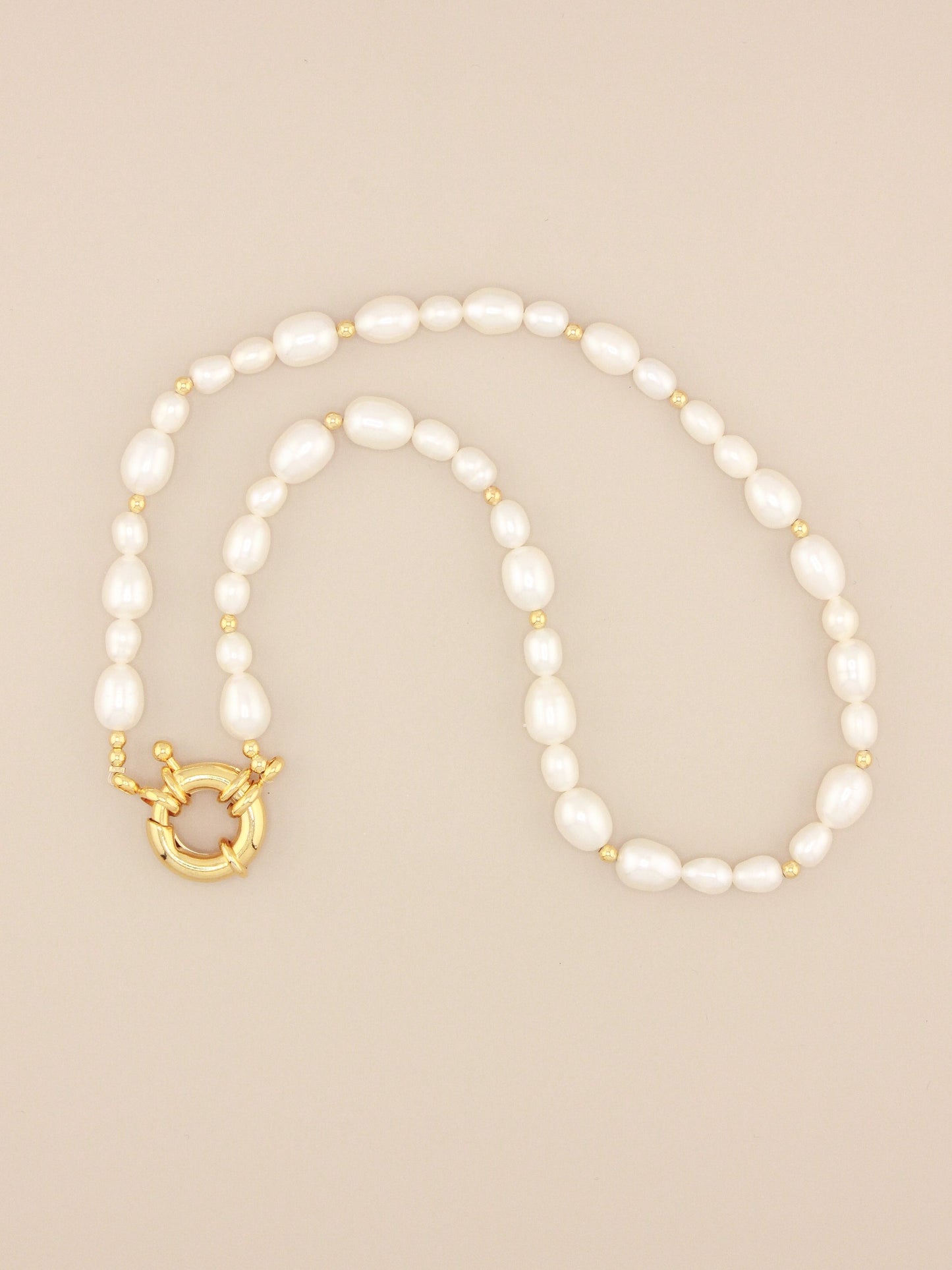 Pearl Sailboat Design Necklace for Women