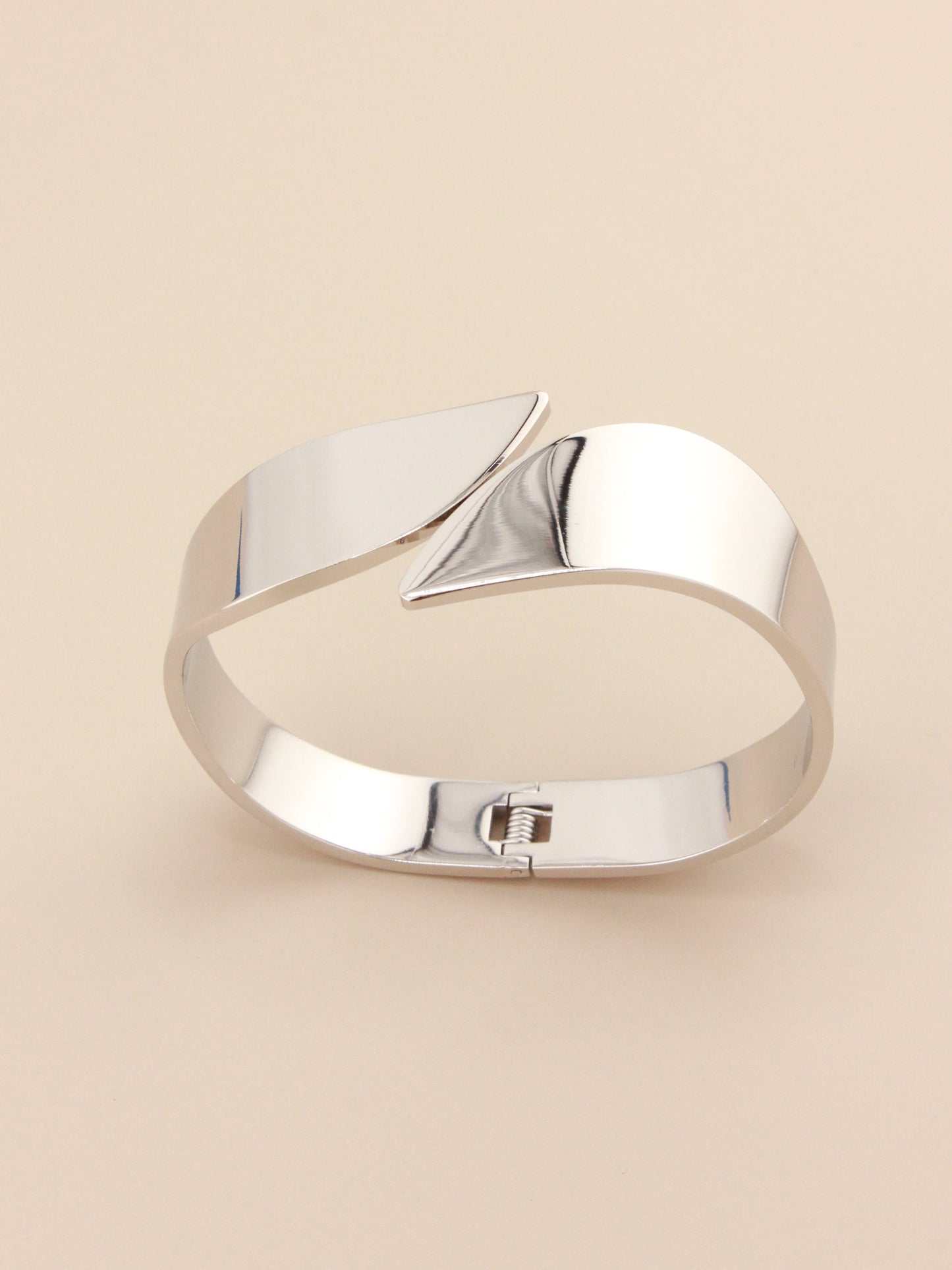 Geometric Wrap Style Bangle Bracelet