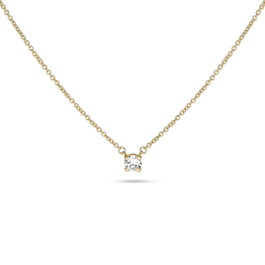 Lab-Created Diamond Necklace with 0.25 Carats