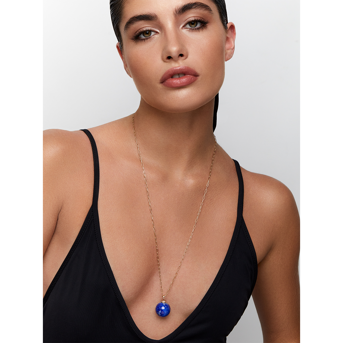 Lapis Colorful Drop Necklace for Everyday Wear