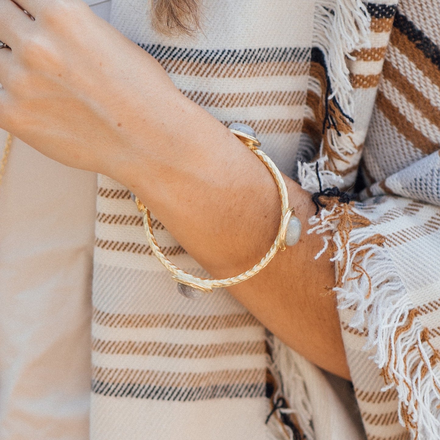 Silver Bangle in Elegant Design