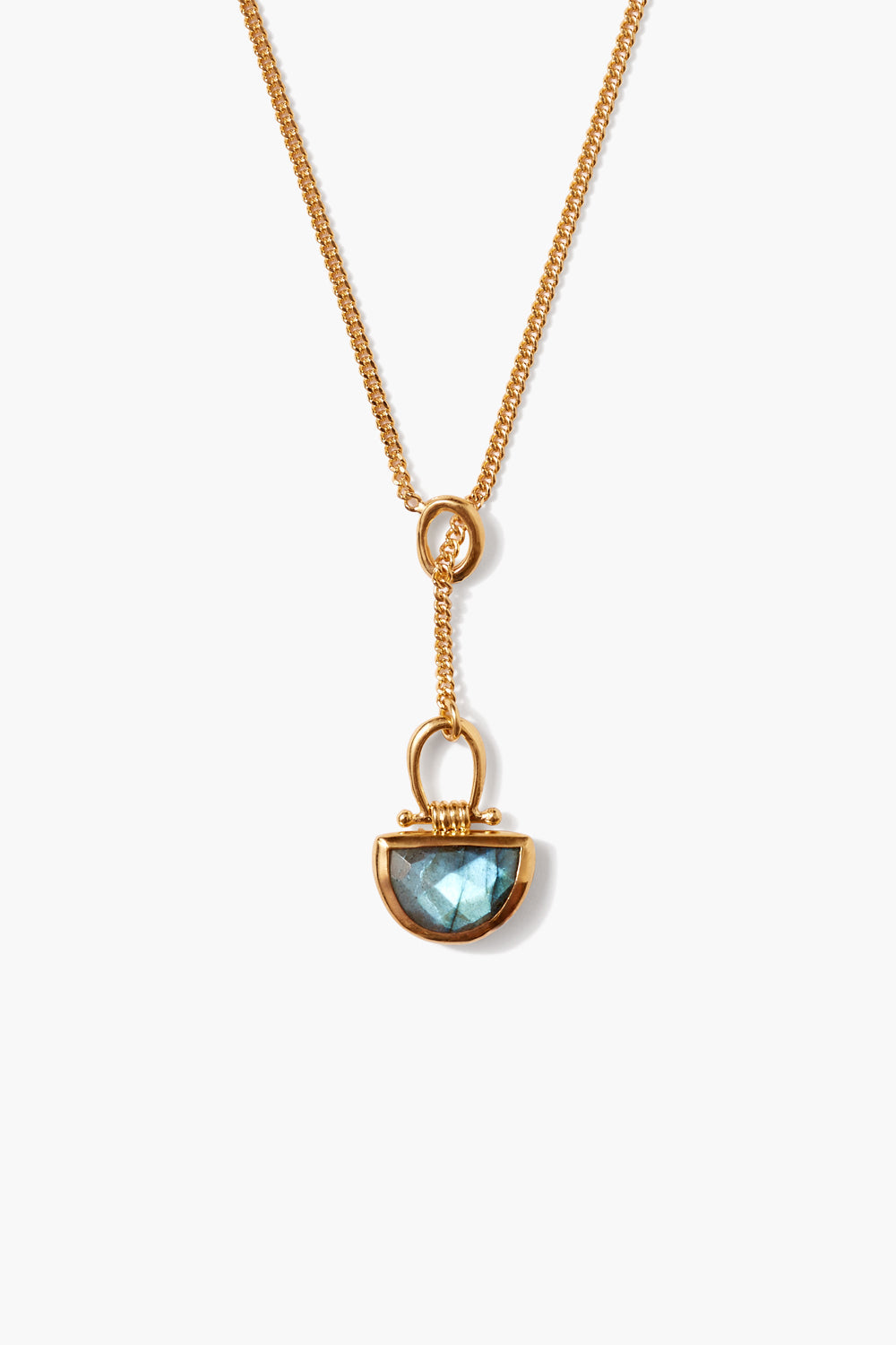 Labradorite Luna Drop Necklace Design