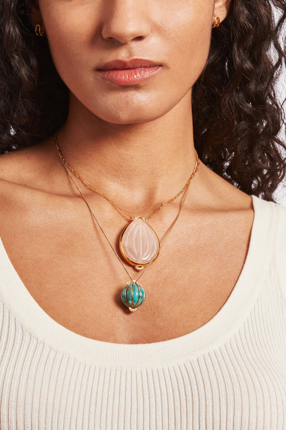 Turquoise Balloon Pendant Necklace for Women