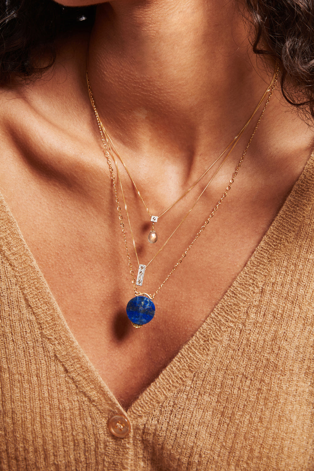 Lapis Necklace in Stylish Design