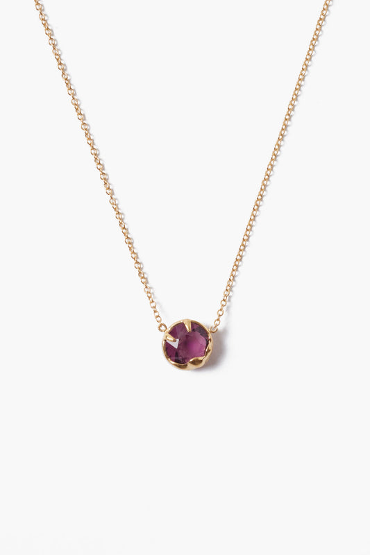 Amethyst Crystal Birthstone Necklace